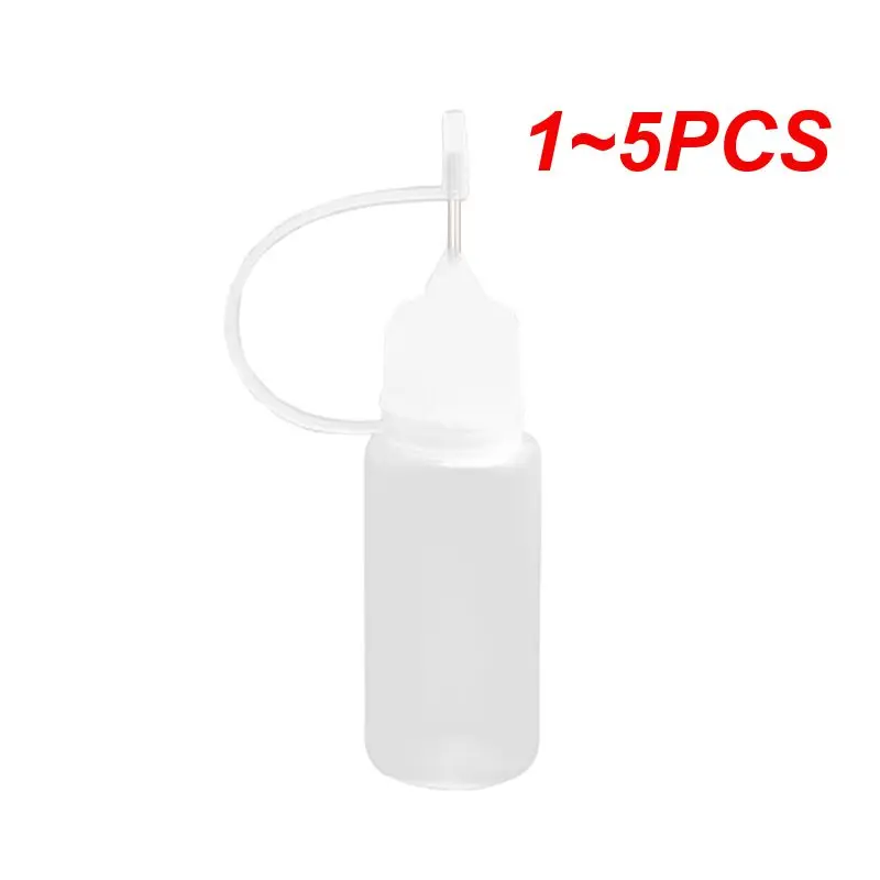 1~5PCS Vial Small Container Drop Bottles PE Glue Applicator Needle Squeeze Bottle Paper Quilling Scrapbooking Crafts