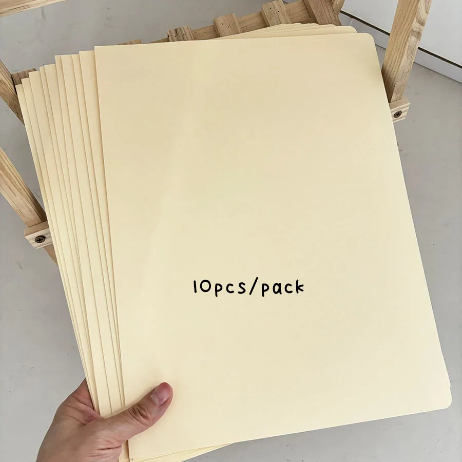 Immagine 5: SKYSONIC 5 cartelle di file A4 Manila da 5 pezzi/10 pezzi/20 pezzi, ideali per organizer e facile archiviazione di file, documenti per cartelle kaki