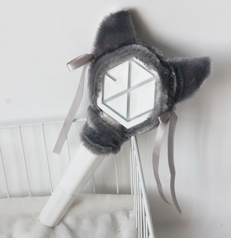 Imagem -02 - Idol Boy Group Lightstick Cover Adorável Concerto Luz Capa Fãs Kawaii Coleção do Presente Baekhyun Sehun