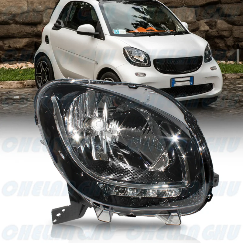 

For Smart Fortwo Cabriolet Coupe 453 2014 2015 2016 2017 2018 2019 accessories Right Side Front Halogen HeadLight HeadLamp DRL