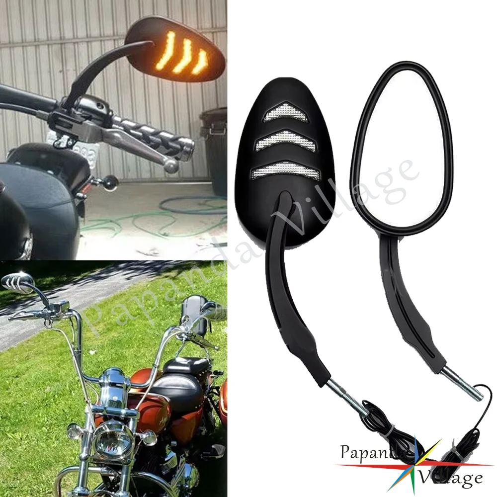 

Motorcycle Left Right Mirror Rear View Rearview Side Mirrors For Harley Road King 2014-later Dyna FXDF FLD FXD FXDI FXDC FXDLI