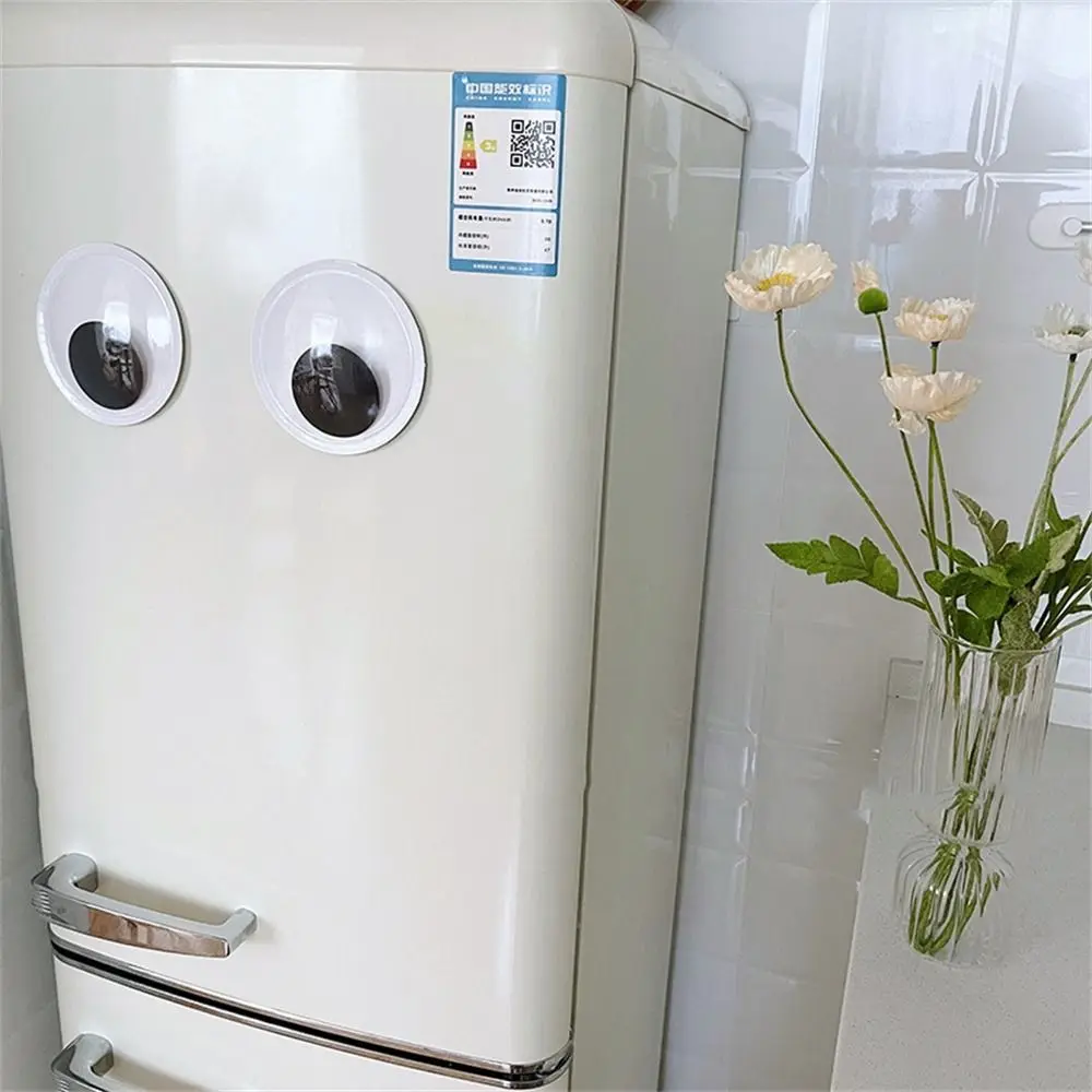 ملصق حائط ثلاجة بعيون Googly ، لاصق ذاتي ، مضحك ، مكيف هواء ، خزانة ، تصنعه بنفسك ، سجل قصاصات ، دمى متحركة ، مقلة العين #3