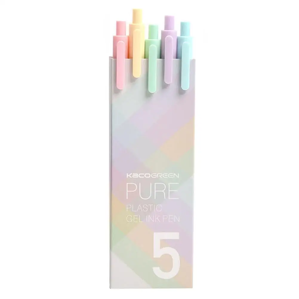 

Writing Gel Pen Ballpoint Pens Stationery Portable Plastic Black Refill Student