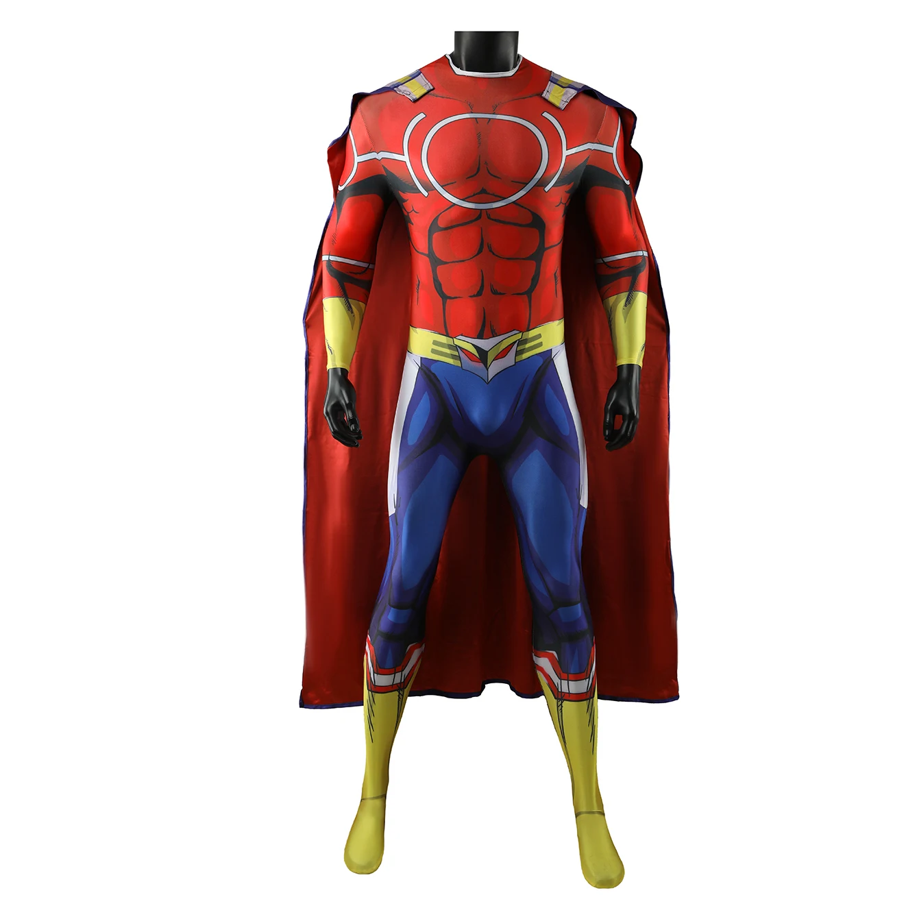 My Hero All Might Cosplay Academia Superhero 3D Printed body All Might Spandex outfit Cosplay Costume di Halloween