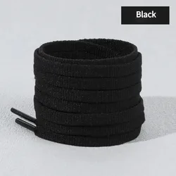 1pair of black white shoelaces 6mm wide flat casual shoe laces sneakers basketball shoes laces 90/120/140/160cm shoe accessories