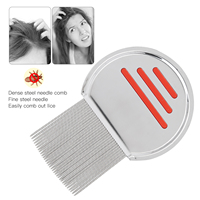 Stainless Steel Terminator Lice Comb Children Hair Removal Headdress Super Density Teeth Remove Nit Comb Dog Brushes Accessory
