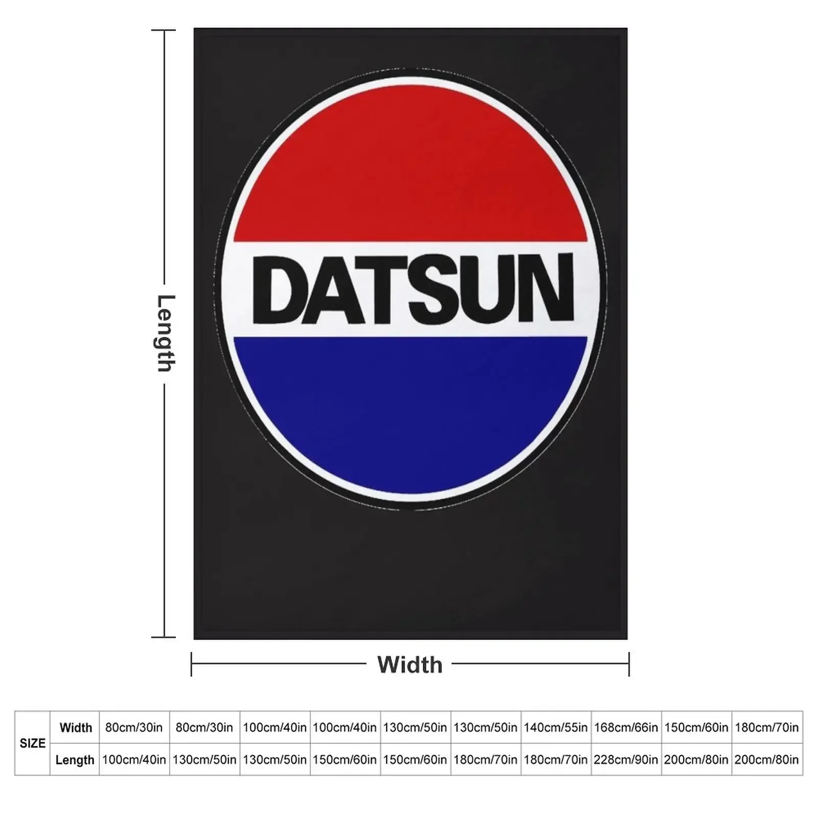 BEST SELLER Datsun Logo Merchandise Throw Blanket Plaid For Sofa Thin Luxury Throw Blankets For Sofas Retros Blankets