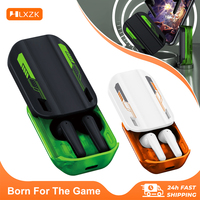YX08 TWS Translucent Wireless Bluetooth Earphone Low Latency Sliding Cover Stereo Sound Gamer Headset for IPhone Huawei Xiaomi