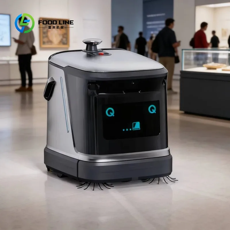 New Smart Electric Commercial Robot Vacuum Cleaner  High Suction Self-Propelled Industrial Cleaning Robot