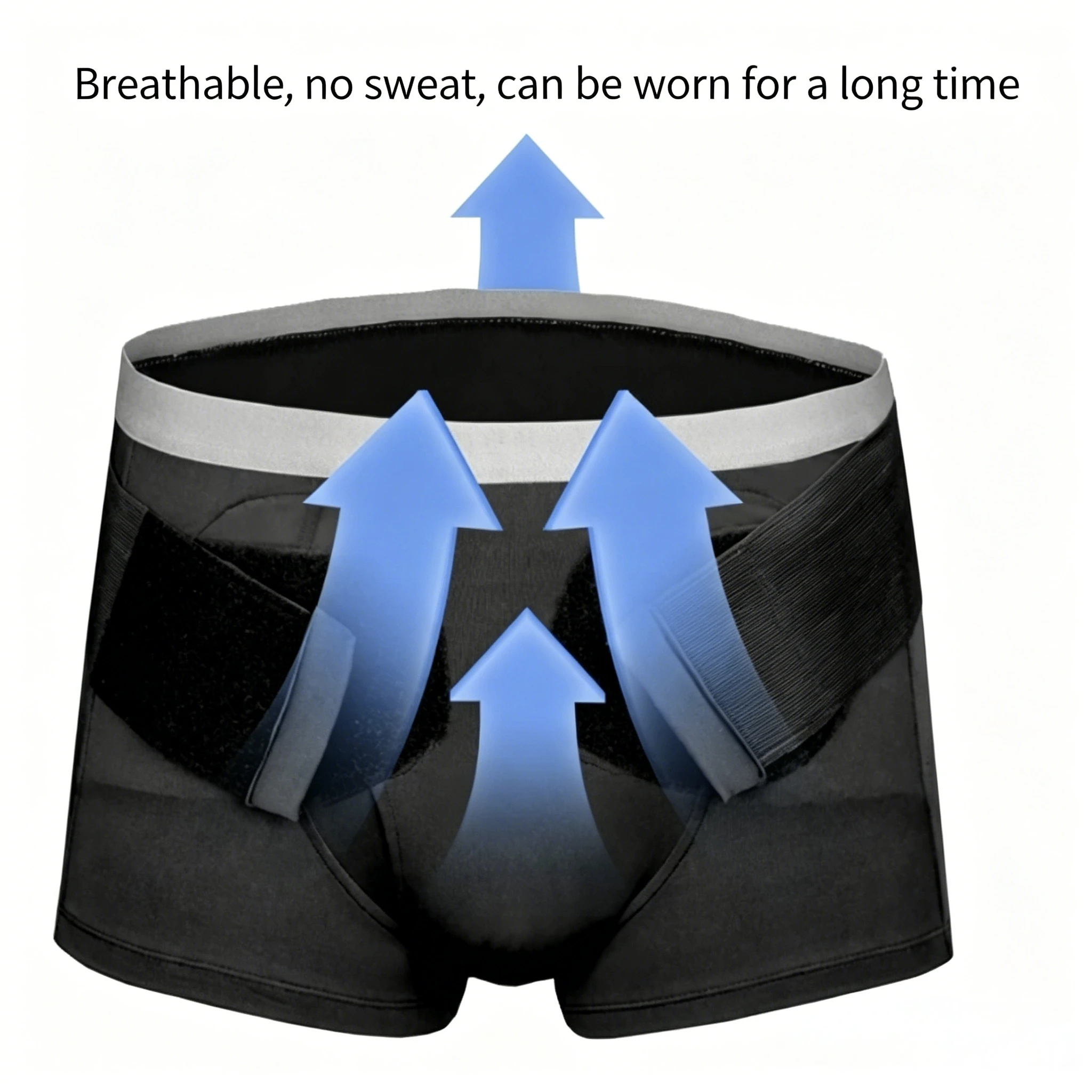 Inguinal Hernia Fixation Belt, Adult Hernia Underwear Patch, Treatment Belt for Middle-aged and Elderly, Unisex