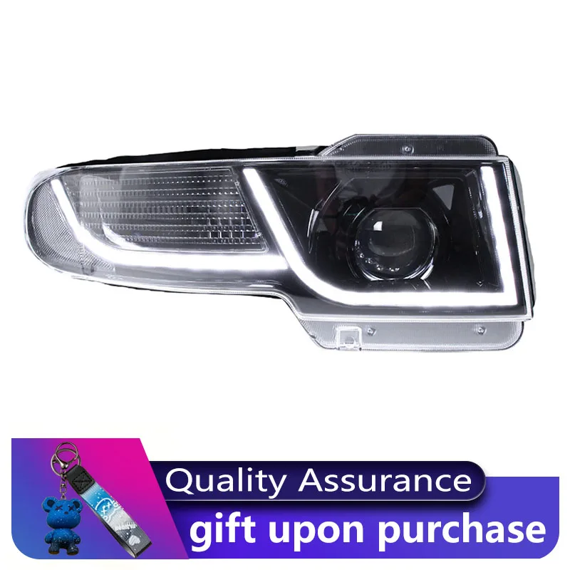 

2 шт. авто фонарь для Toyota FJ Cruiser 2007-2020, передняя лампа, динамический объектив проектора, DRL, фара, светодиодный указатель поворота, аксессуары
