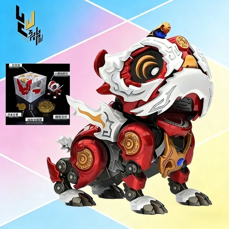 

Фигурка-меха Гуань Гуна из сплава, подвижная, серия Tech GALS, китайская коллекционная модель, подарок для взрослых фанатов