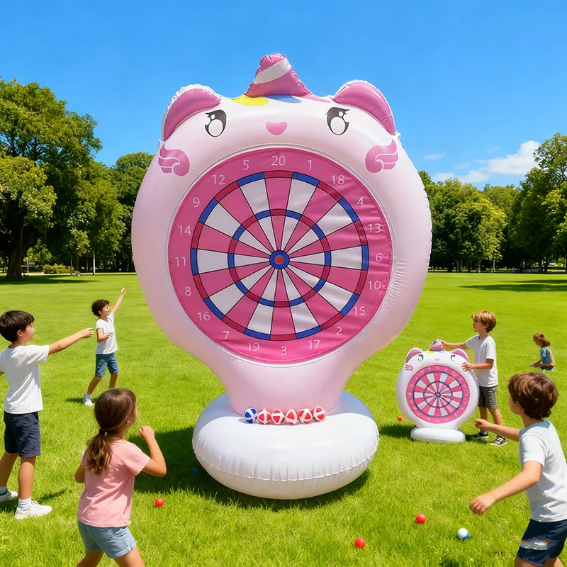 Jogo de água inflável de dardos de mesa, flutuador de piscina, atividades ao ar livre na praia, presente divertido para festas
