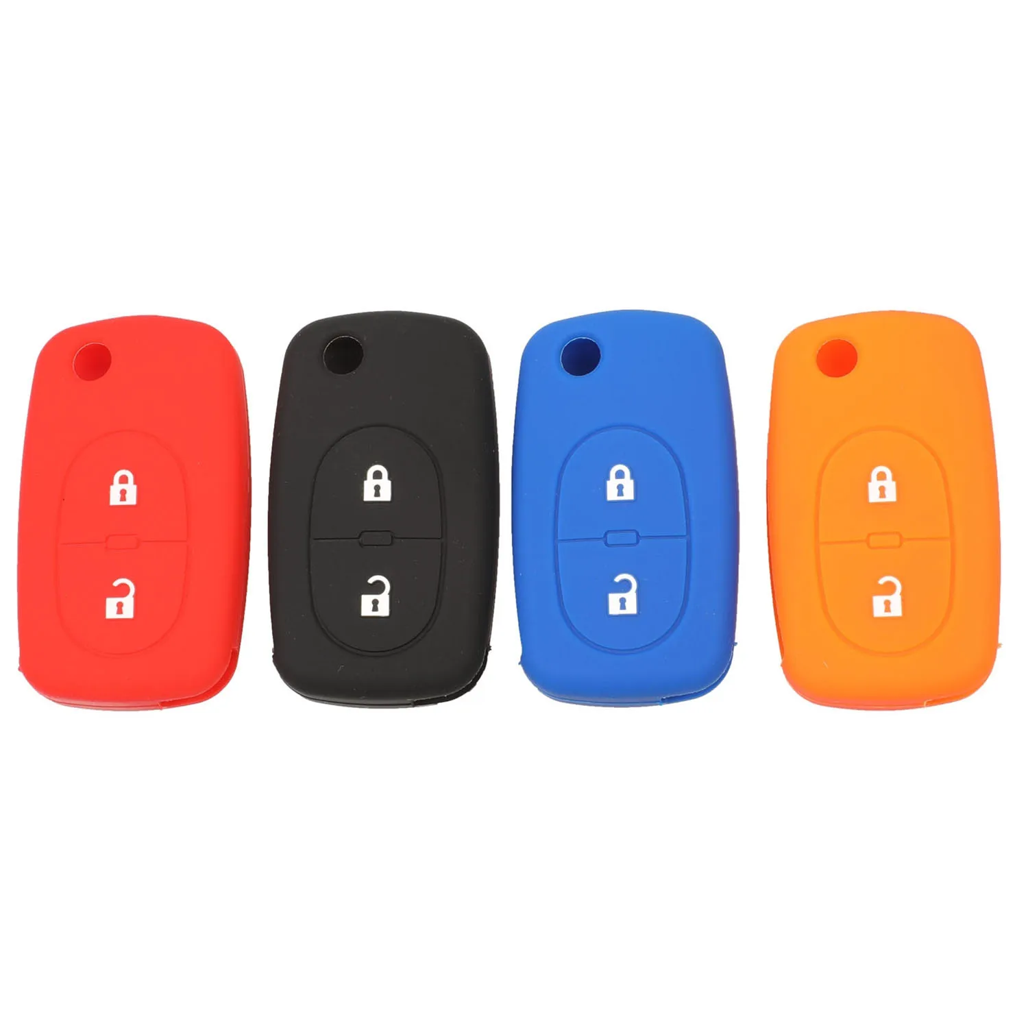 jingyuqin 2B Silicone Remote Car Key Shell Cover Case For Audi TT A2 A4 A6 A8 Quattro Styling Folding Flid Key Case