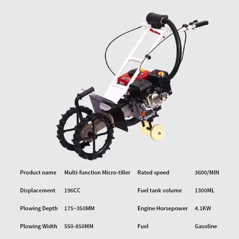 Factory Price Industrial 4 Wheel Drive Garden Tiller Cultivator Soil Cultivating Machine Disc Harrow Cultivators