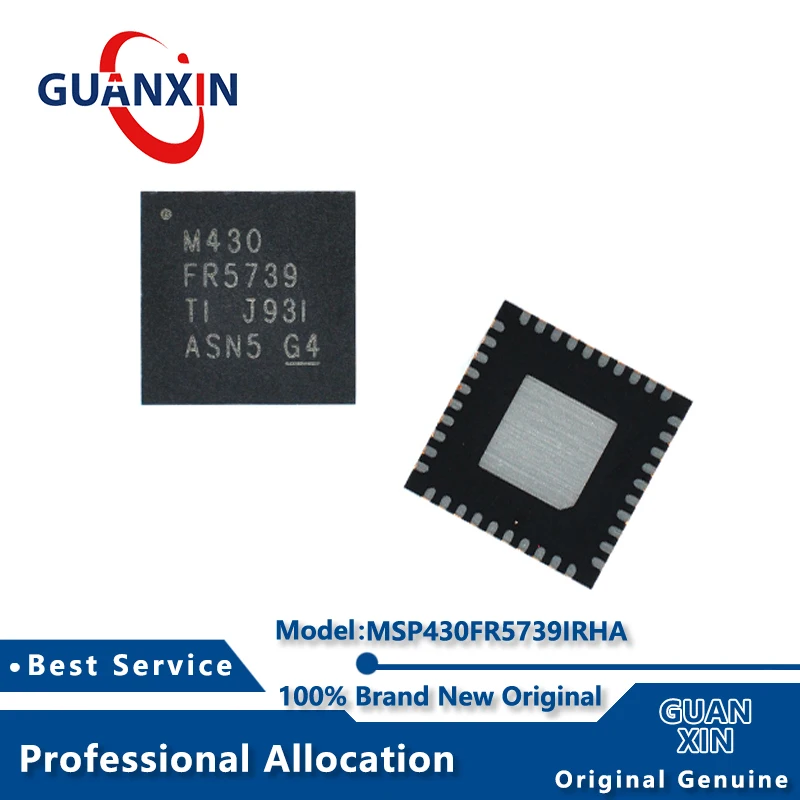

100% New MSP430FR5739IRHAR MSP430FR5739IRHAT VQFN-40 Marking M430FR5739 MSP430FR5739