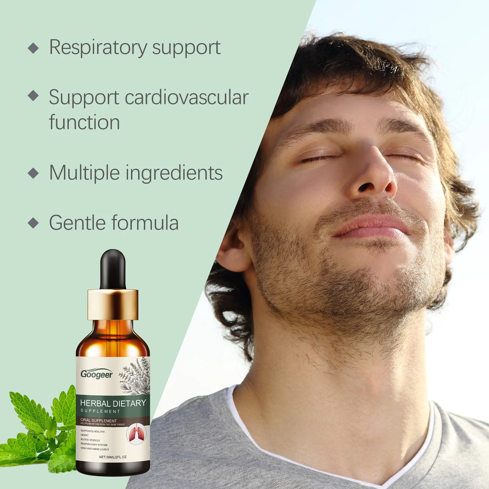 Gotas Herbais de Hortelã-Pimen - Herbal Wellness Tincture avaliação e preço