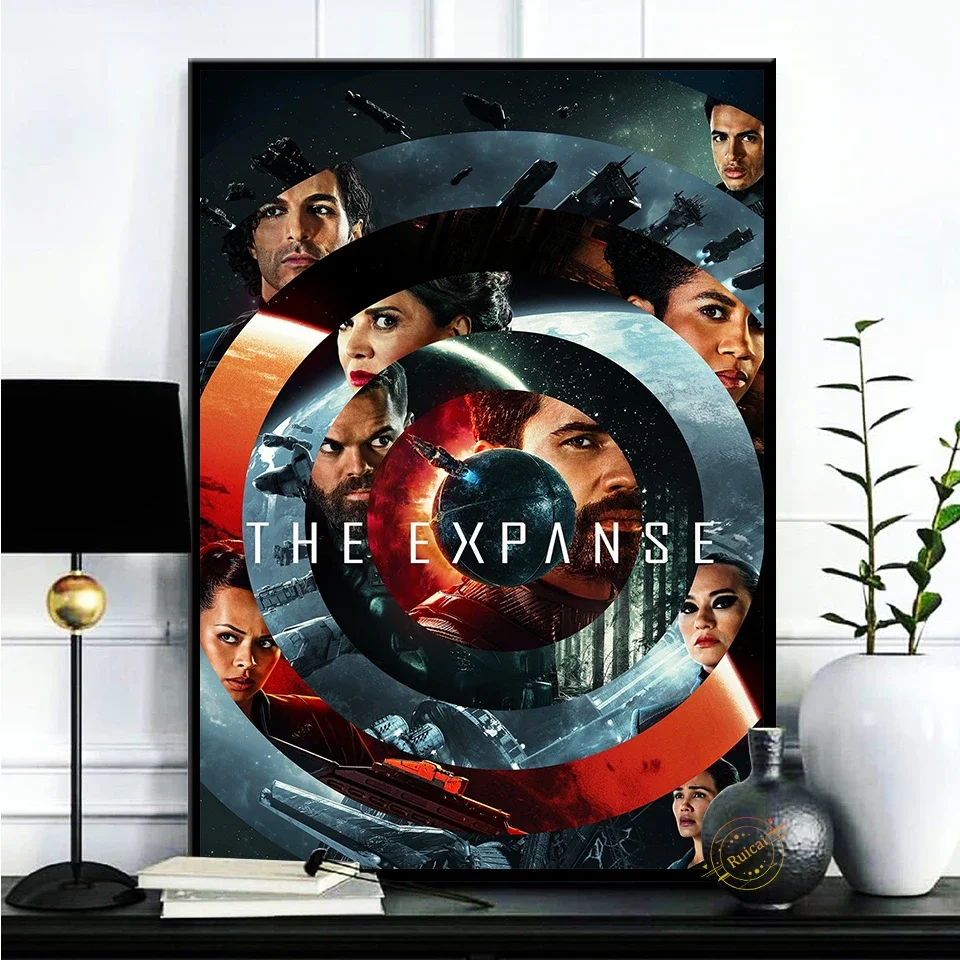 ملصق The Expanse للتلفزيون، صورة جدارية فنية من القماش لغرفة المعيشة، هدية ديكور المنزل