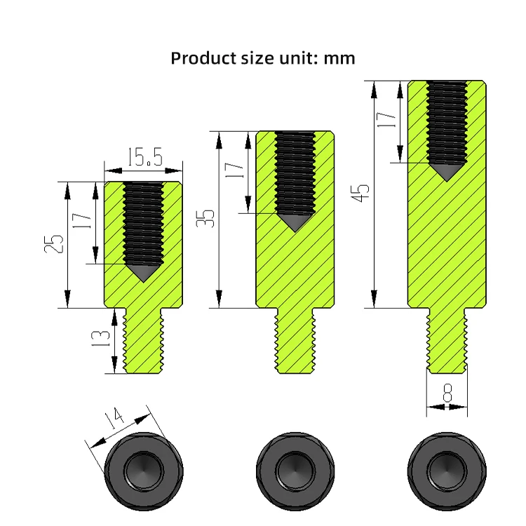 SPIRIT BEAST Motorcycle Mirror Adapters  8MM Rearview Mirrors screw Conversion Bolt Electric Scooter  M8 Mirror screw