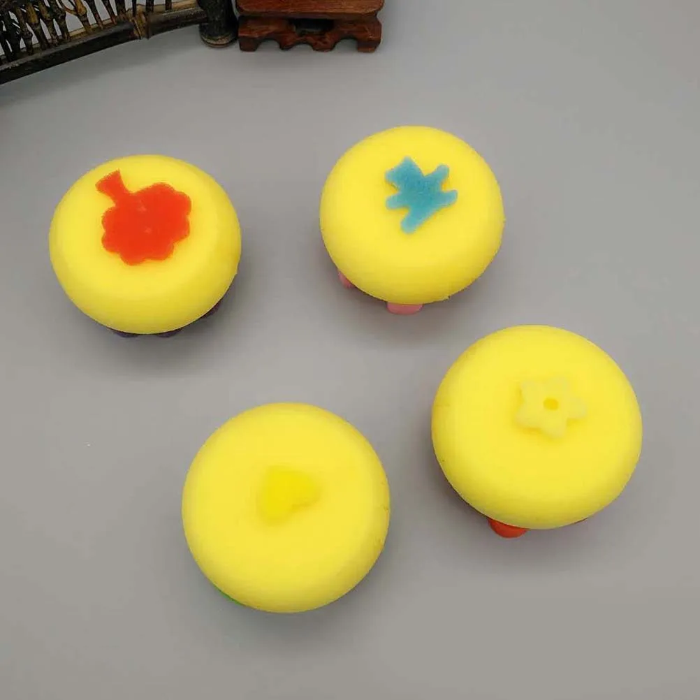 

20Pcs Round Sponge Brush Premium Material Painting Tools Doodle Graffiti Set Fun Art Stippler Sponge Paint Brush