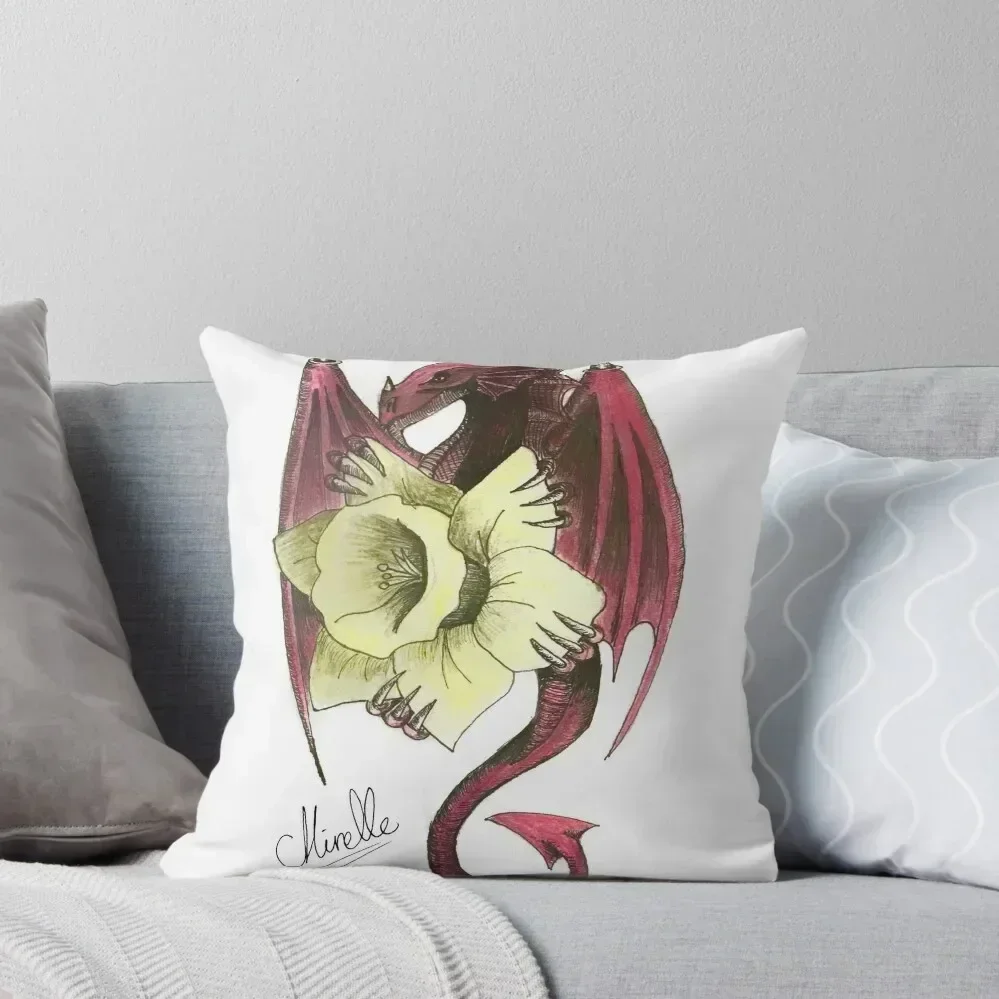 

The Welsh red and yellow Throw Pillow Decorative Cushion Cushion Covers For Living Room anime girl Anime pillow