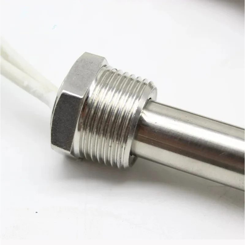 High Power Thread Cartridge Heater Stainless Steel Single End Heating Rod Water & Oil Heating Tube For Heating Equipment