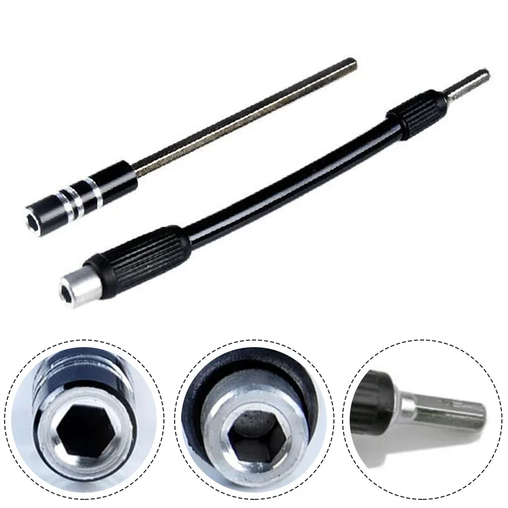 

4mm Bit Extender Flexible Bendable Extended Extension Bar Screwdriver Bit Holder bit holder Hex Drive Drill Bit Extension Rod