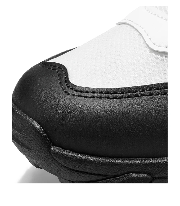 Herren-Wanderschuhe mit drehbarer Schnalle, rutschfeste, dicke Sohle, Outdoor-Trekking-Kletterschuhe, Schwarz-Silber – Detail 2