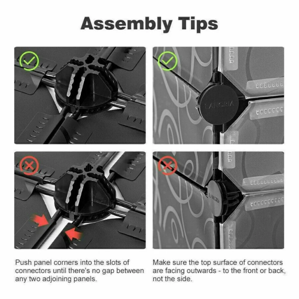 Evrensel plastik konnektörler yuvarlak tokaları depolama rafları küçük tel küp konnektörler dolap tel ızgara ev depolama aksesuarları