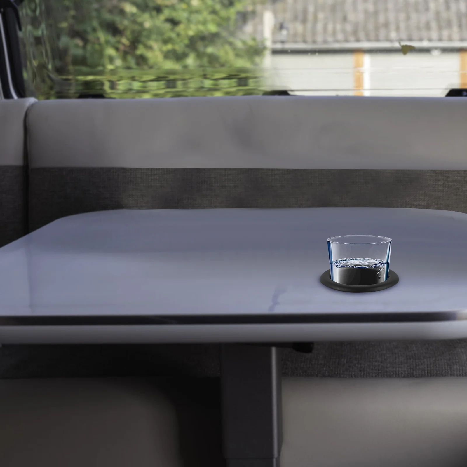 2Pcs Rv Cup Holder Inserts Durable Replacement Recessed Cup Holders for Yacht Sofa Couch Car Cups Anti Spill Insert