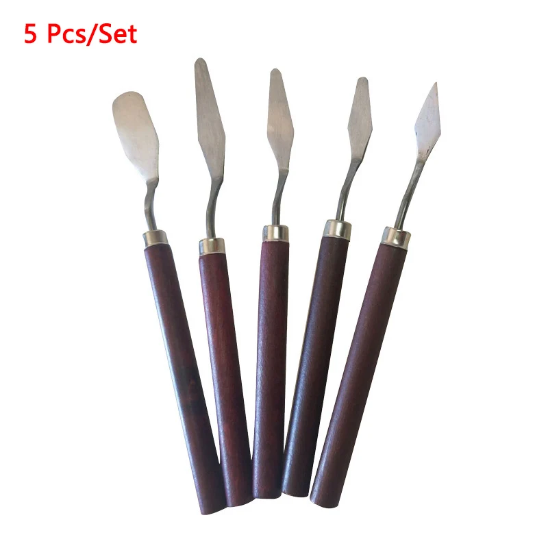 1/3/5/7Pcs Oil Painting Knife Stainless Steel Art Painting Drawing Stationery Tools Artist Spatula art supplies sketch