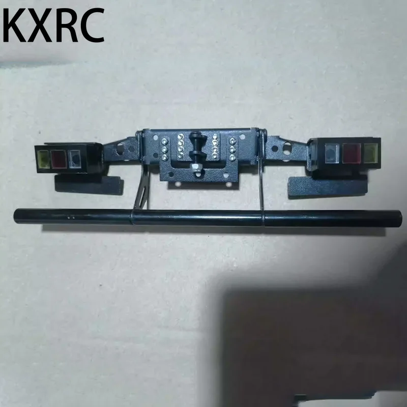 

Металлический задний бампер, комплект хвостовой бум для 1/14 Tamiya RC грузовик прицеп самосвал Scania Mercedes Benz Actros 3363 Volvo MAN LESU автозапчасти