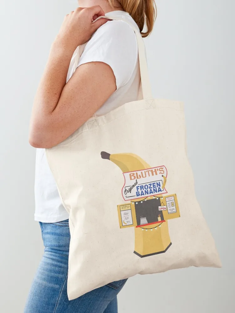 Bluth Banana Stand Tote Bag ecological bags Women's shopping bag Eco bag custom bags Canvas Tote