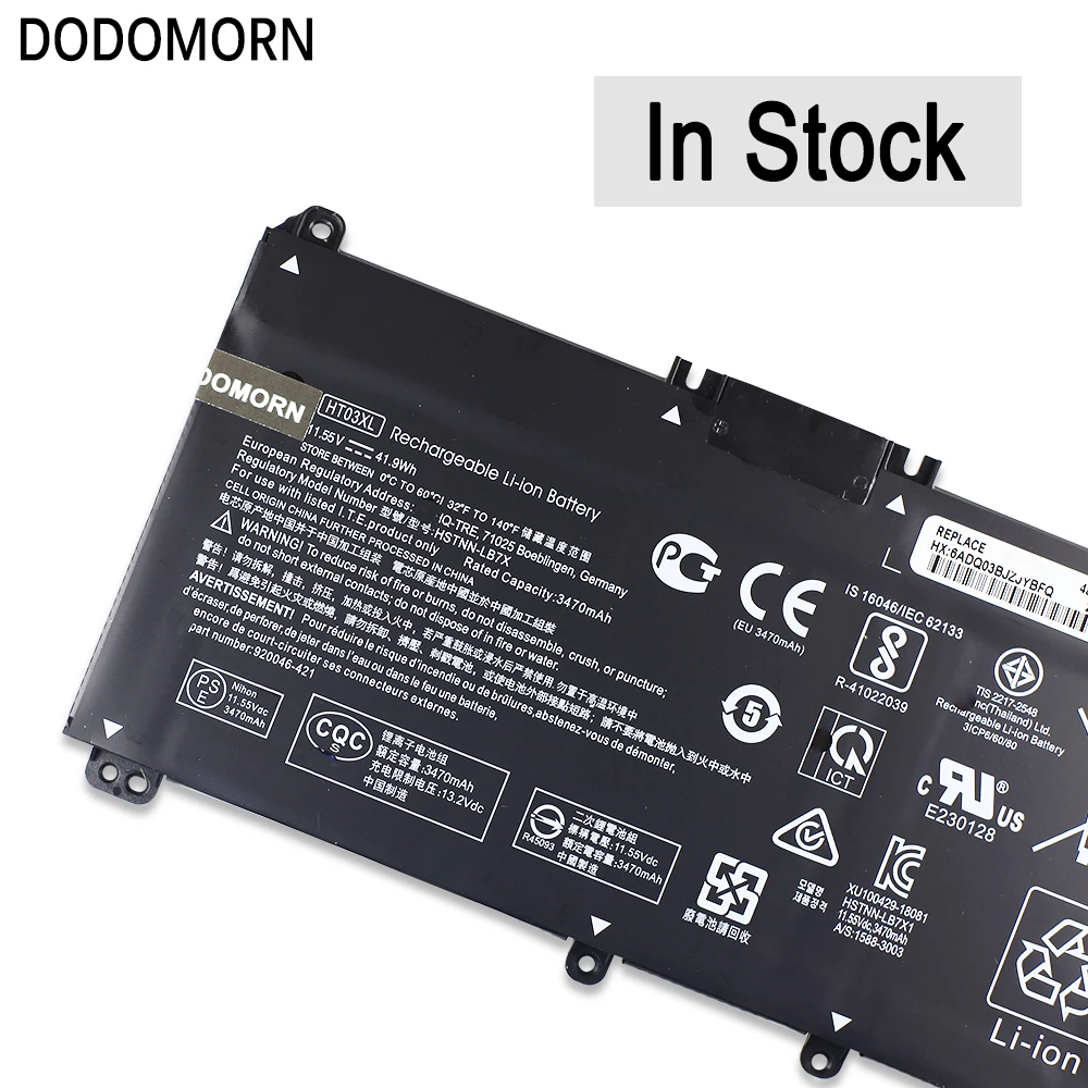 Imagem -05 - para hp Pavilion 14-ce0025tu 14-ce0034tx 15-cs0037t 250 255 g7 Hstnn-lb8l Hstnn-lb8m Hstnn-db8r Bateria do Portátil 41.9wh Ht03xl