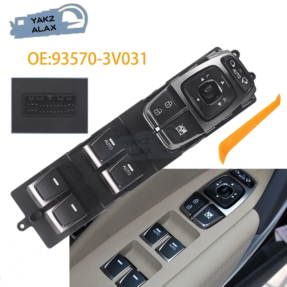 

93570-3V031 for Hyundai Azera Grandeur 2011 2012 2013 2014 2015 Front Left Electric Master Window Control Switch 935703V031