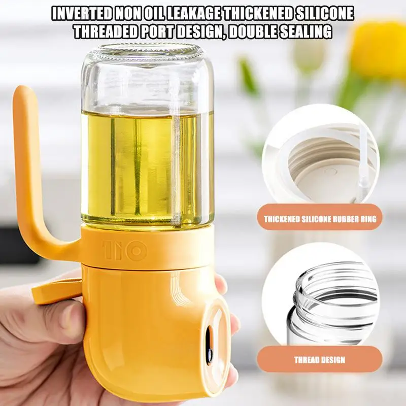 250ml Oil Spray Bottle Oil Mister Cooking Oil Dispensers Olive Oil Sprayer Mister spray bottle for Kitchen and Air Fryer Spray