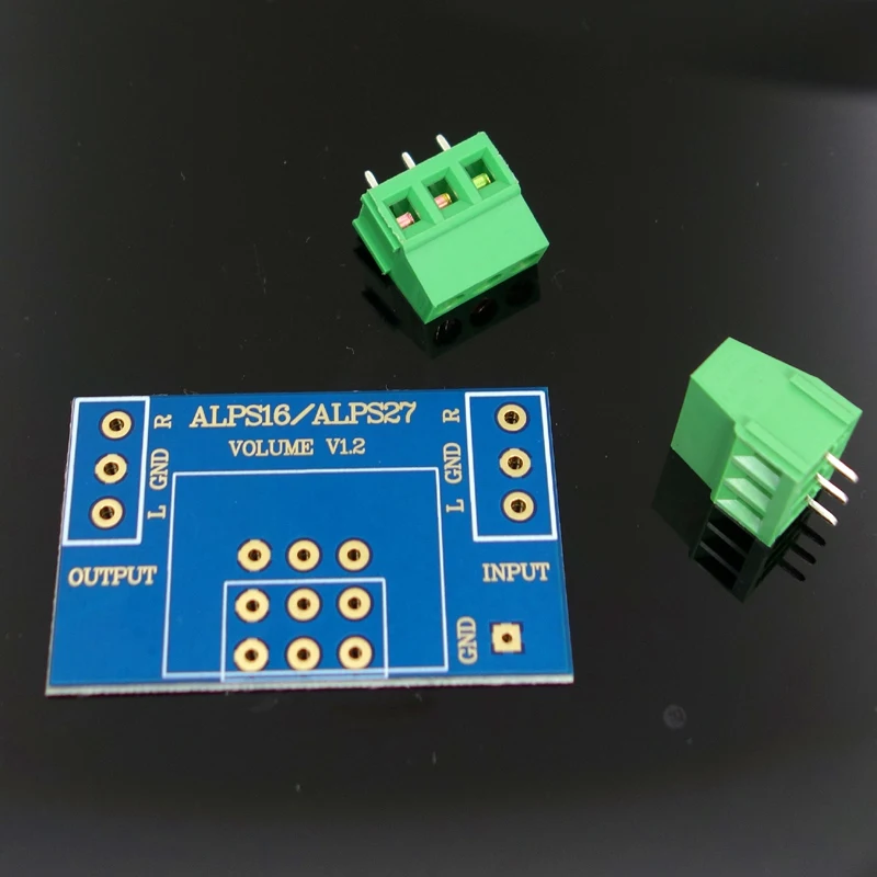 Double-sided immersion gold shielded universal potentiometer board double-sided compatible with ALPS16 ALPS27