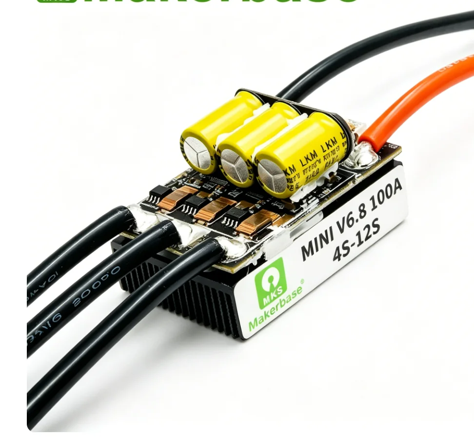 Makerbase VESC MINI V6.8 ESC FOC Brushless Speed Controller Based on VESC6 for RC Eskate Robot