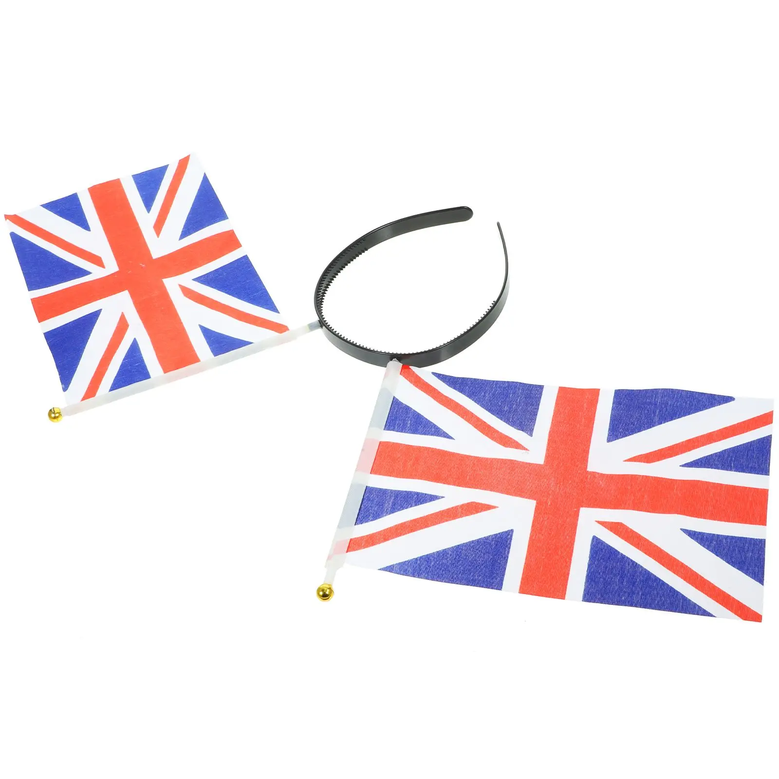 

British Flag Head Masquerade Headdress Hoop Hairb Decor Masquerade Headdress Party Props Festive Cloth Spring B Adult Wear