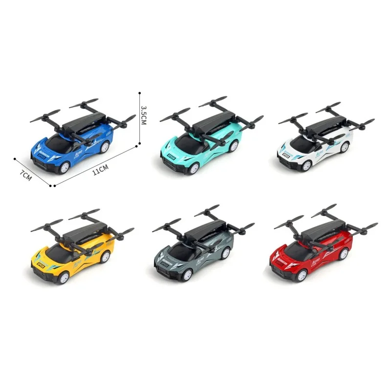 1:64 Legering Simulatie Auto Speelgoed Creatieve Traagheid Functie Cool Vliegtuigen Vliegen Concept Auto Model Trek Auto Jongen Speelgoed Tafelspel