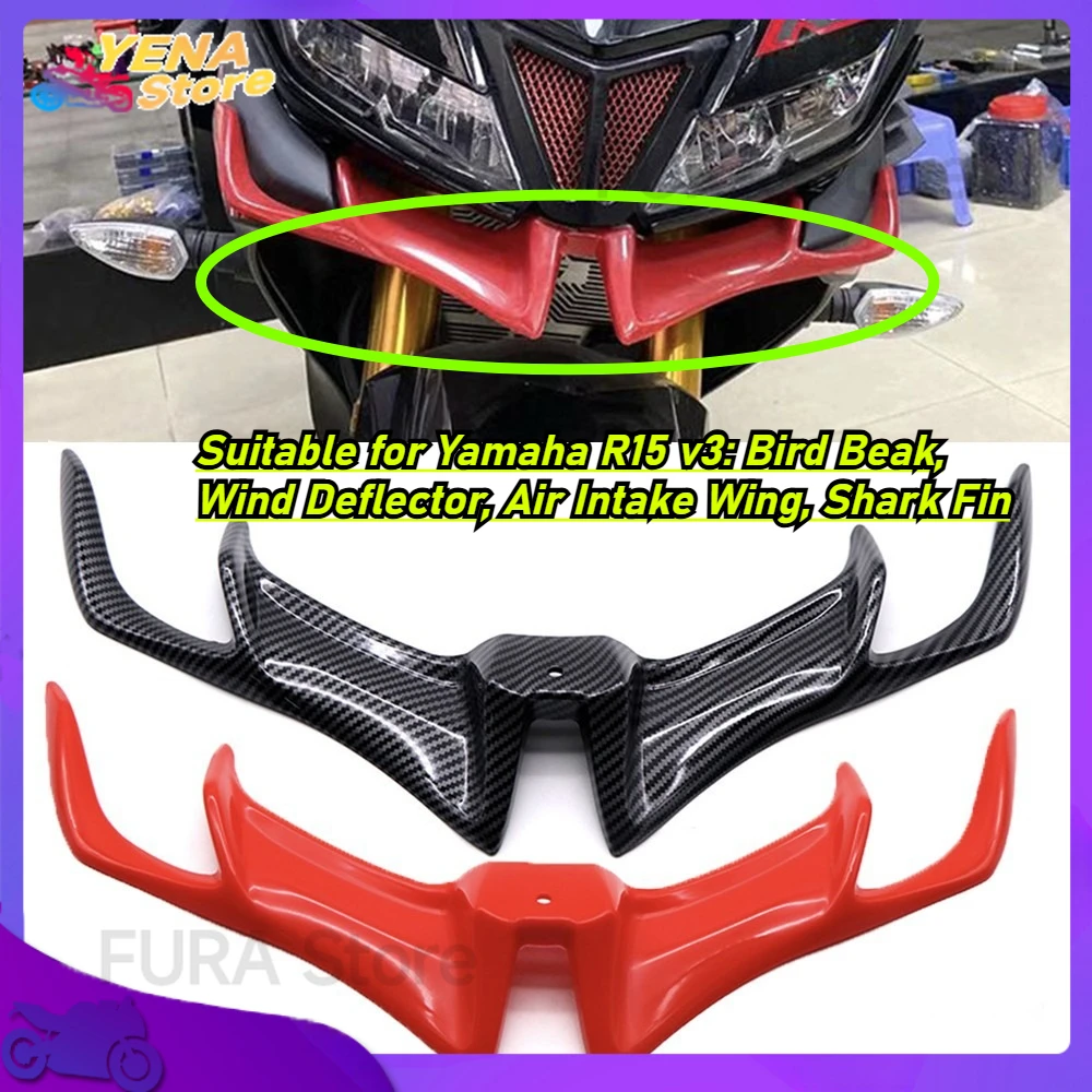 

Applicable to the underplate of the aerodynamic wing panel of the Yamaha R15 v3 front fairing for motorcycle accessories