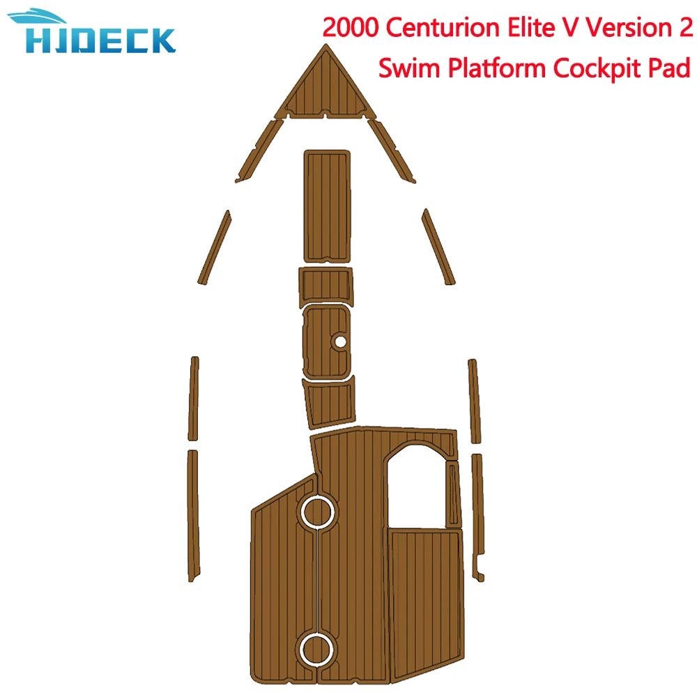 

2000 Centurion Elite V Version ２Swim Platform Cockpit Boat EVA Foam Teak Deck Floor Pad Mat DIY Customizable