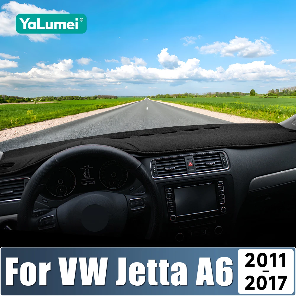 

For Volkswagen VW Jetta 6 MK6 A6 2011 2012 2013 2014 2015 2016 2017 Car Dashboard Sun Shade Cover Non-slip Accessories