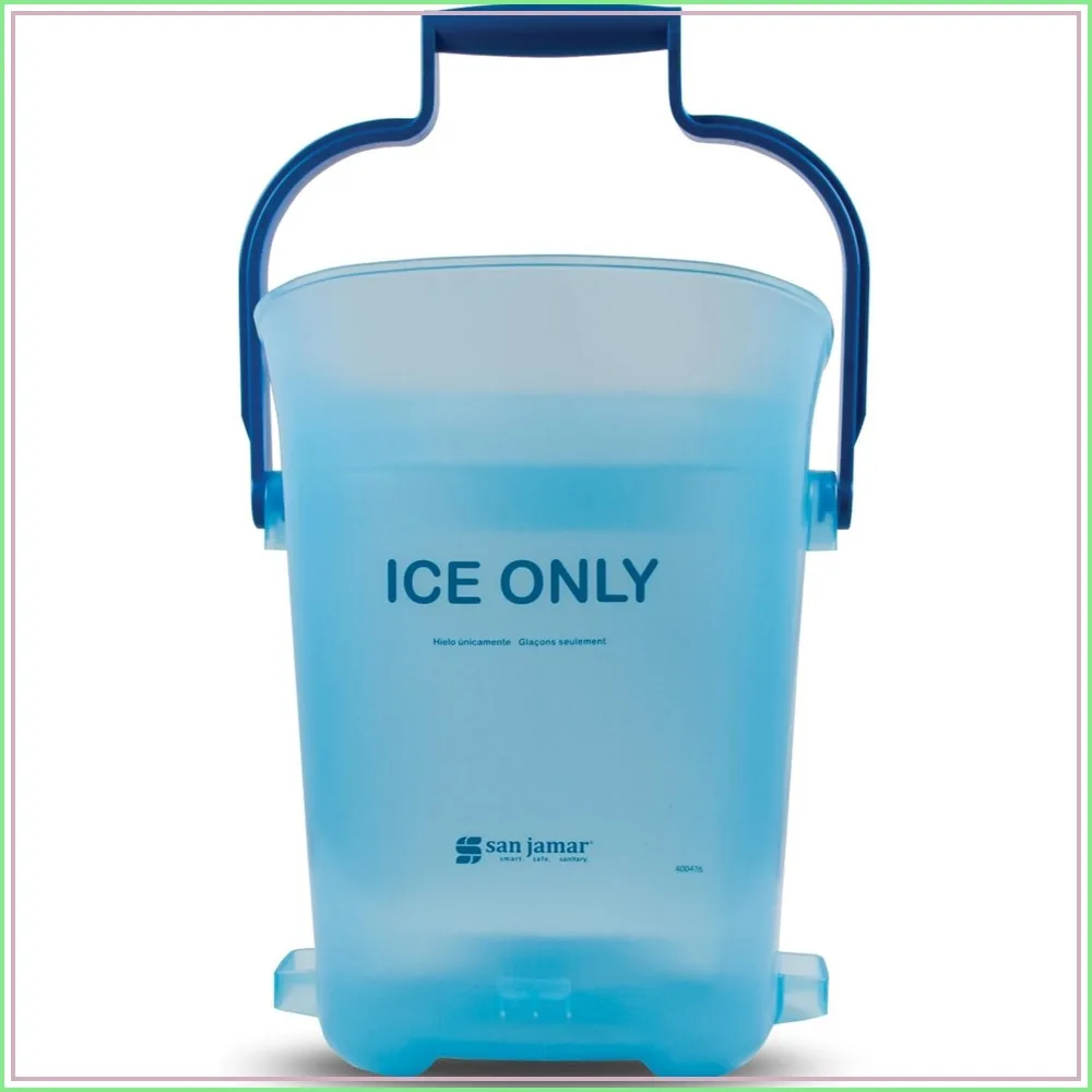 

16" H x 13-1/4" D Blue Plastic Ice Tote for Parties and Events, Easy Carry