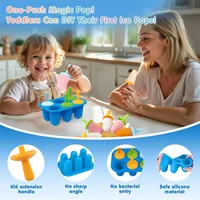 Juego de 6 Mini Moldes de Silicona para Polos