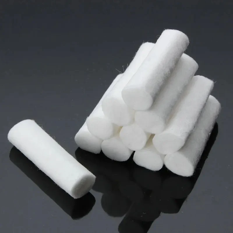 200 sztuk/4 torby 100% bawełna dentystyczna rolka bawełniana materiał dentystyczny produkt do wybielania zębów chirurgiczne rolki bawełniane o wysokiej chłonności — zdjęcie 4