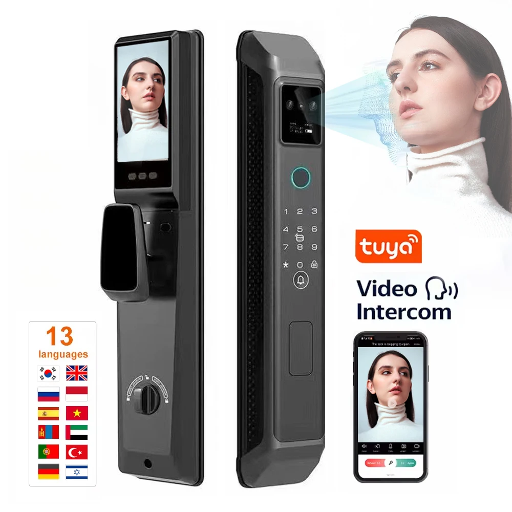 

Electric Lock Tuya TTlock Smart Home Door Lock Biometric Fingerprint Lock Cerradura Inteligente Con Huella Digital