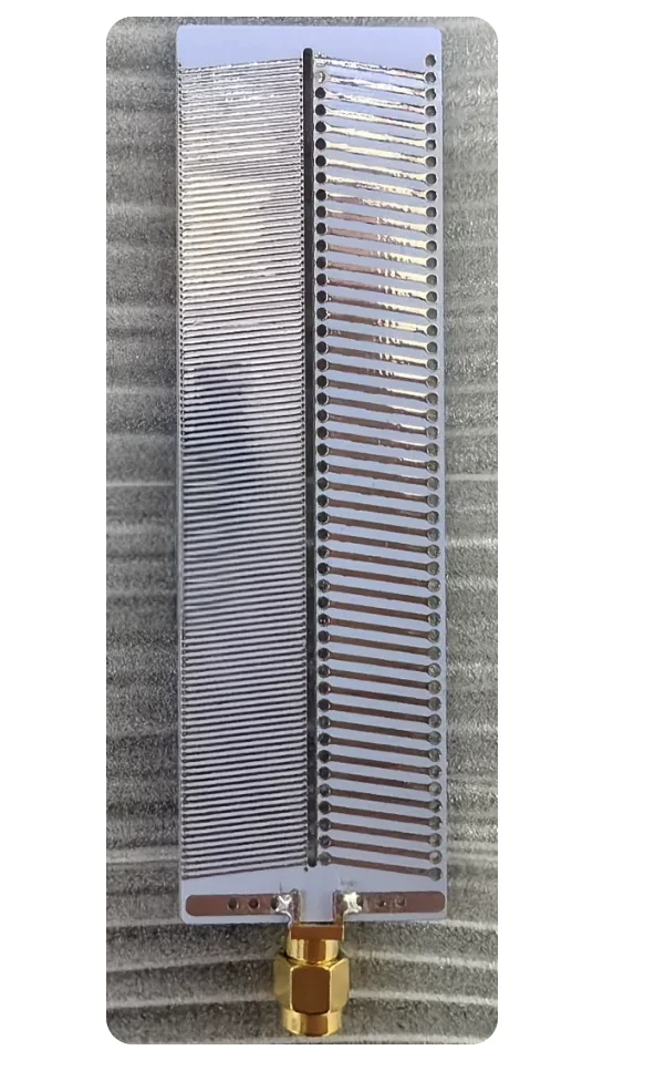 High-sensitivity radio antenna for receiving FM, MW, LW, SW channels, with SMA connector and 12*3 custom plug.