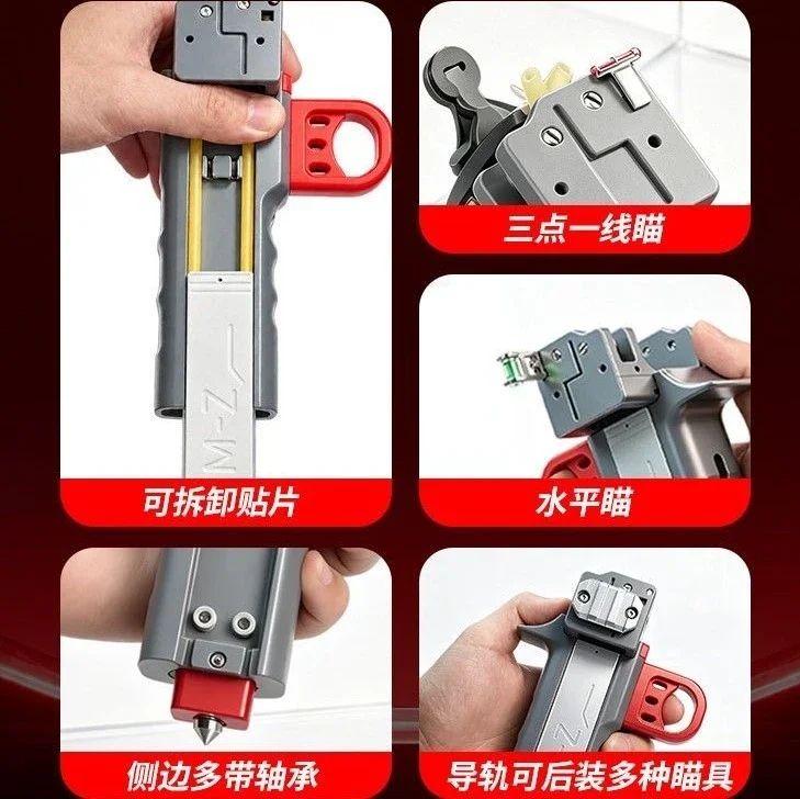 3D Carbon Fiber Visualization Dual Compartment Automatic Loading 9mm Outdoor Competitive High-precision Hunting Tool