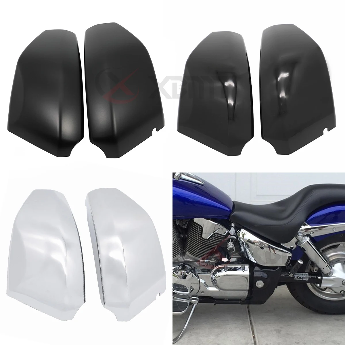 

Motorcycle ABS Plastic Side Fairing Battery Cover For Honda VTX 1300 VTX1300 VTX1300C VTX1300R VTX1300S VTX1300T 2003-2009